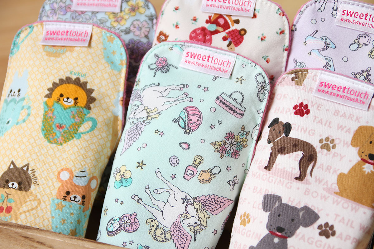 甜蜜接觸SweetTouch-甜蜜綿24cm標準布衛生巾8件組