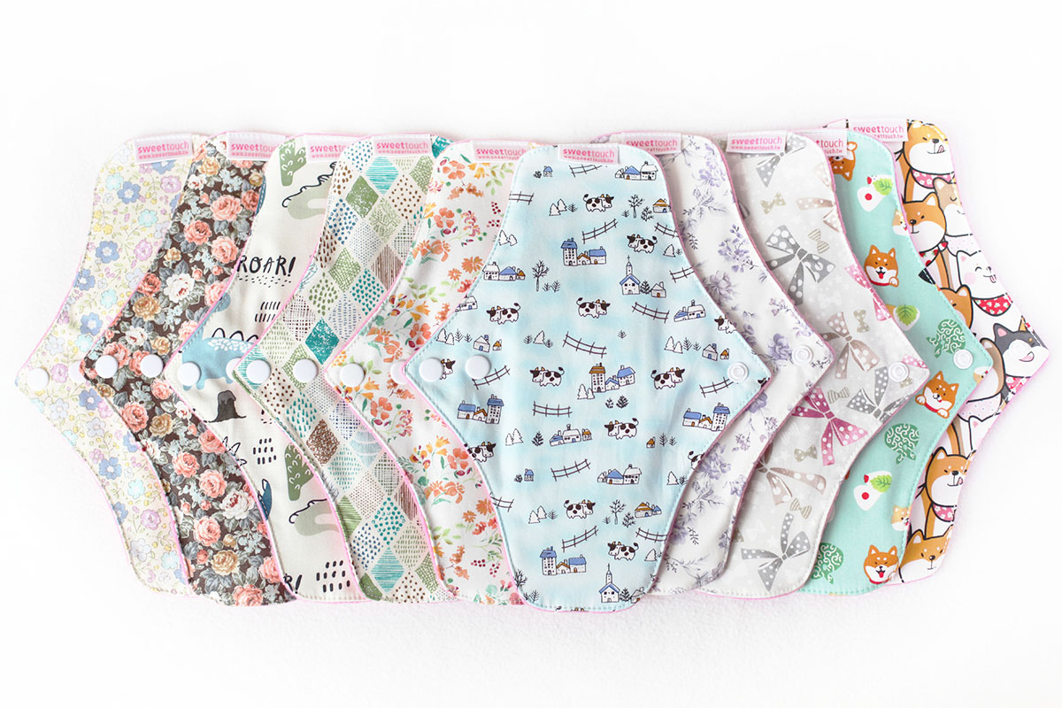 甜蜜綿24cm標準布衛生巾15件組