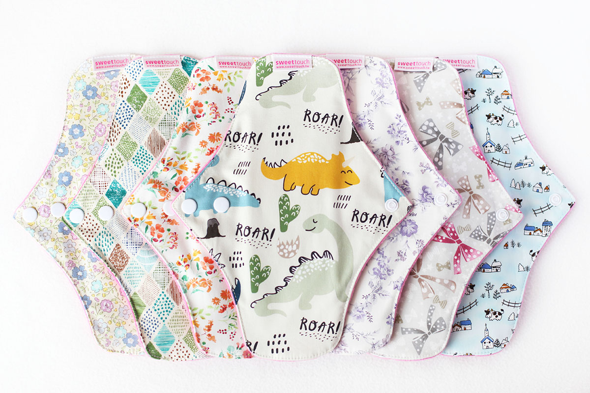 甜蜜綿24cm標準布衛生巾8件組