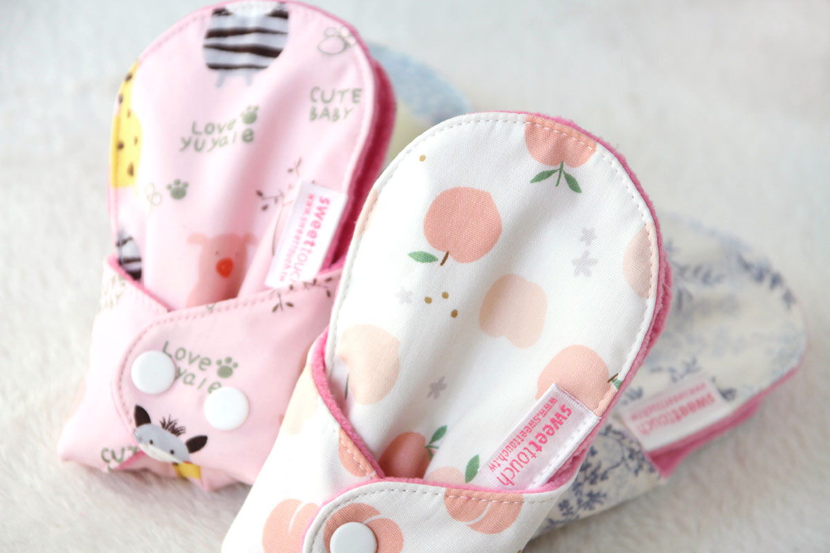 甜蜜接觸SweetTouch-甜蜜綿日用布衛生巾(28cm標準)5件組