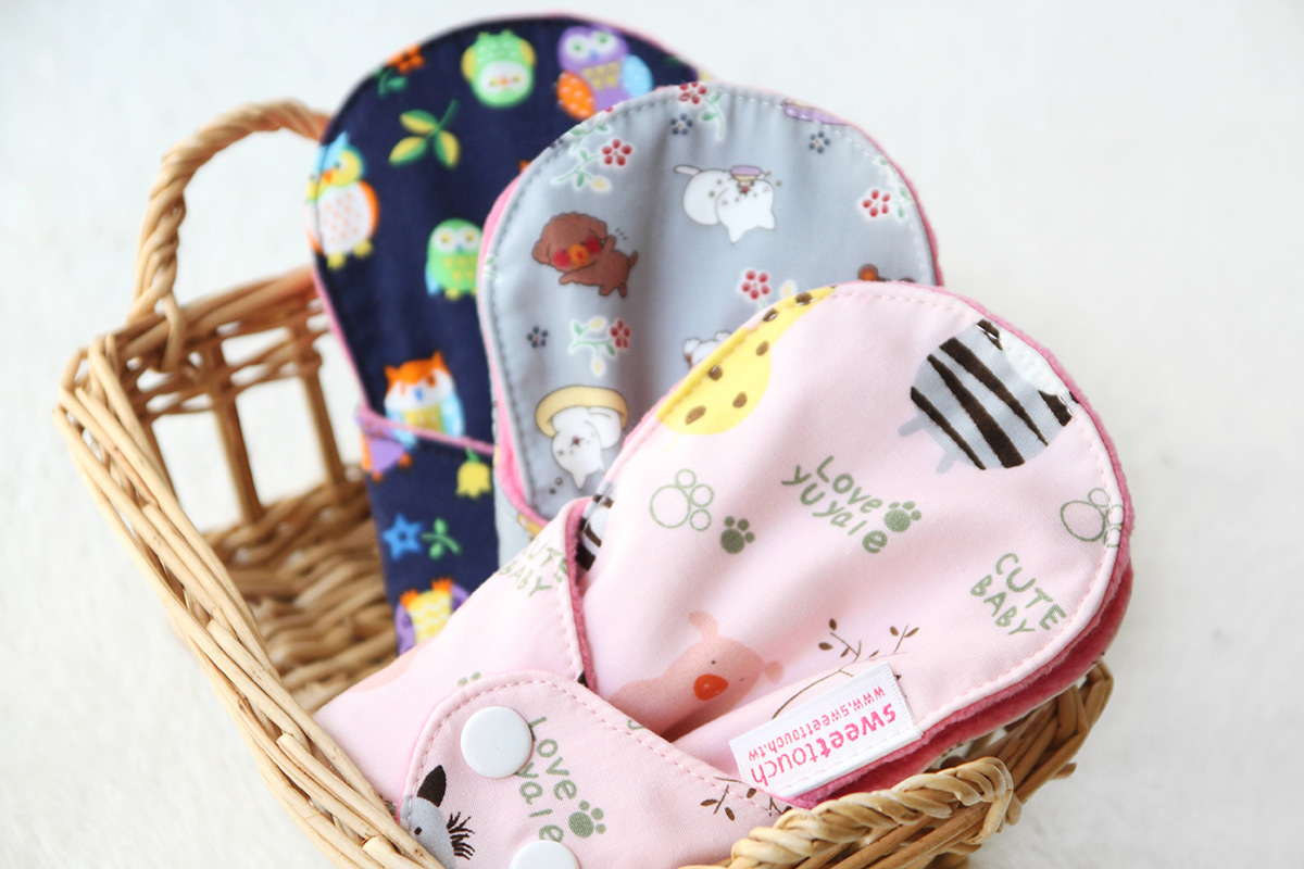 甜蜜接觸SweetTouch-甜蜜綿日用布衛生巾(28cm量多)5件組