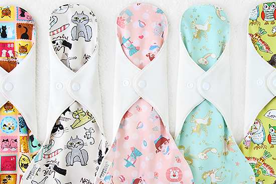 有機棉夜用布衛生巾36cm加大尾翼