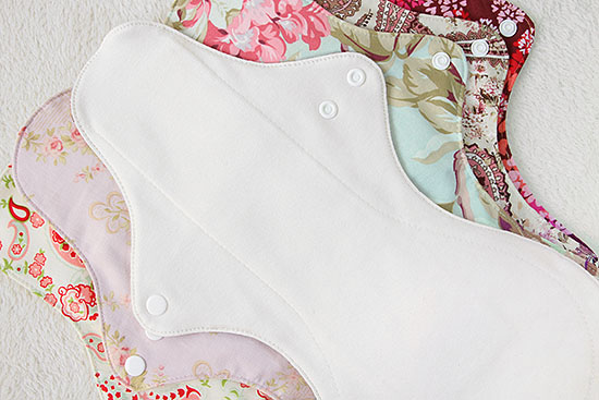 有機棉夜用布衛生巾36cm加大尾翼