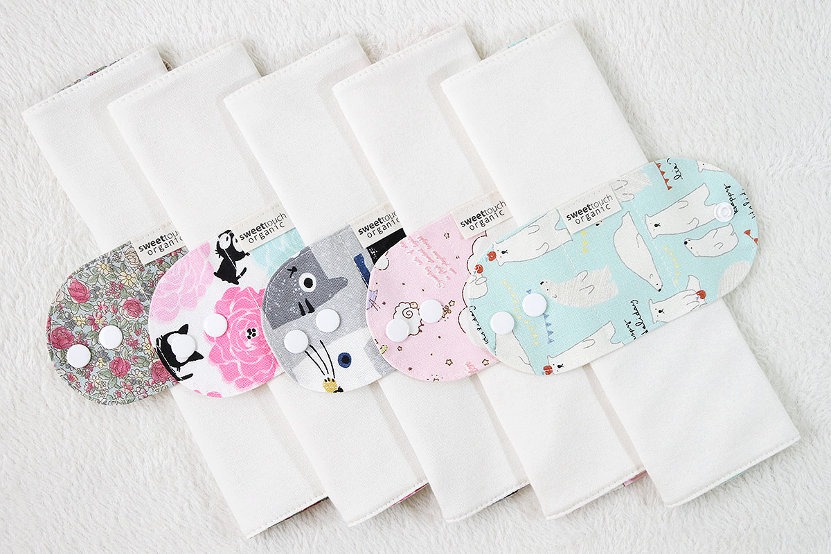 有機棉摺疊型布衛生巾