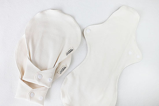 有機棉-無防水層-36cm夜用布衛生巾3件組