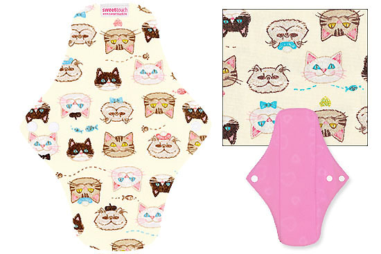 甜蜜接觸SweetTouch-甜蜜綿布衛生巾24cm日用標準