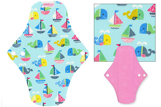 甜蜜接觸SweetTouch-甜蜜綿布衛生巾24cm日用標準