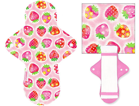 甜蜜接觸SweetTouch-分離型日用布衛生巾28cm外襯+三層口袋吸水墊套組+送標準額外吸水墊1片