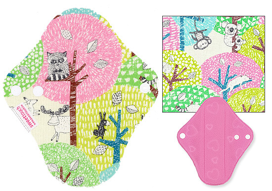 甜蜜接觸SweetTouch-甜蜜綿布衛生巾19cm量少