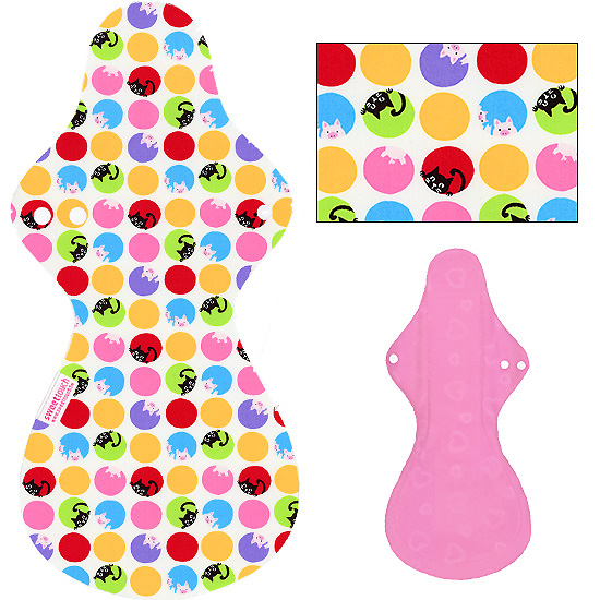 甜蜜接觸SweetTouch-甜蜜綿布衛生巾42cm夜用加大尾翼