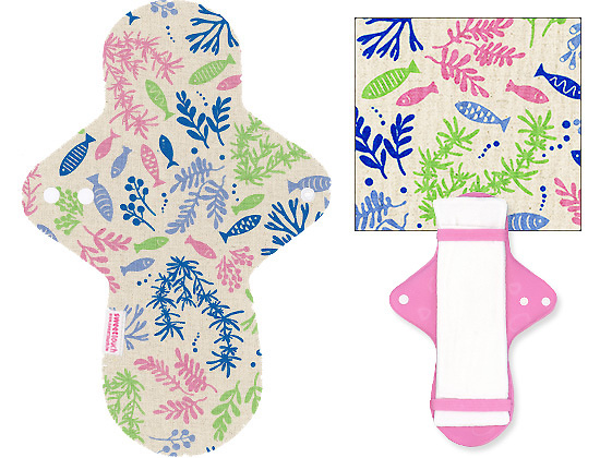 甜蜜接觸SweetTouch-分離型日用布衛生巾28cm外襯+三層口袋吸水墊套組+送標準額外吸水墊1片