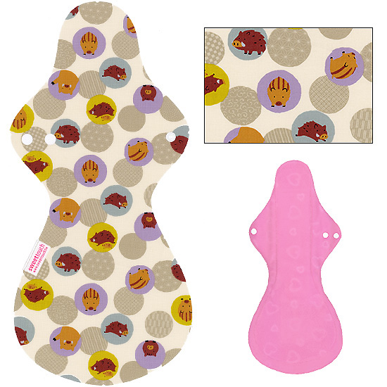 甜蜜接觸SweetTouch-甜蜜綿布衛生巾42cm夜用加大尾翼