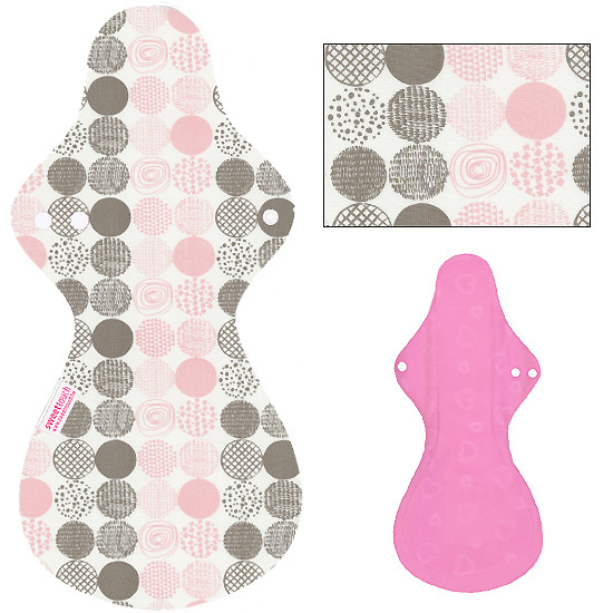 甜蜜接觸SweetTouch-甜蜜綿布衛生巾42cm夜用加大尾翼