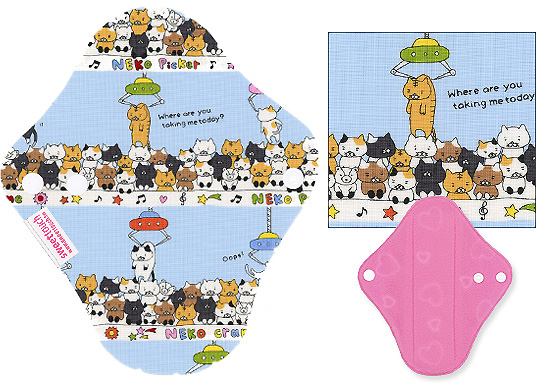 甜蜜接觸SweetTouch-甜蜜綿布衛生巾19cm量少