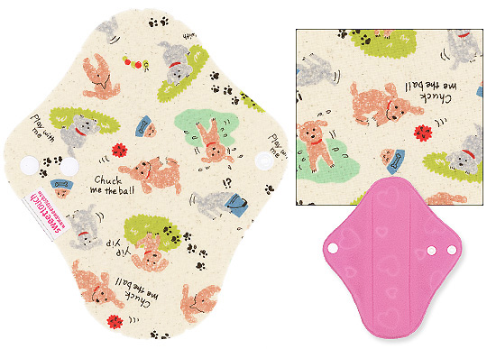 甜蜜接觸SweetTouch-甜蜜綿布衛生巾19cm量少