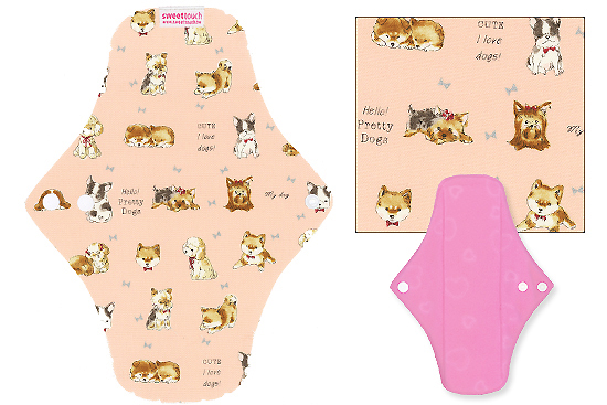 甜蜜接觸SweetTouch-甜蜜綿布衛生巾24cm日用標準