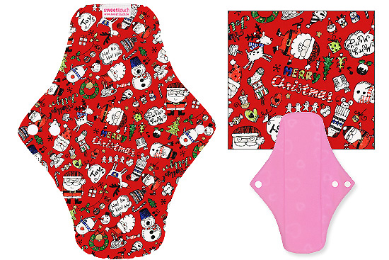 甜蜜接觸SweetTouch-甜蜜綿布衛生巾24cm日用標準