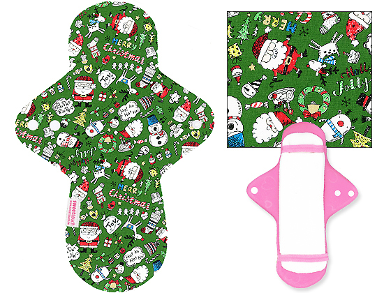 甜蜜接觸SweetTouch-分離型日用布衛生巾28cm外襯+三層口袋吸水墊套組+送標準額外吸水墊1片