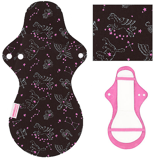 甜蜜接觸SweetTouch-分離型夜用加大尾翼布衛生巾36cm外襯+三層口袋吸水墊套組