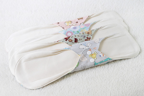 甜蜜接觸SweetTouch-有機棉夜用34cm布衛生巾3件組