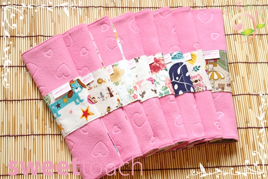 甜蜜接觸SweetTouch-摺疊型日用布衛生巾8件組